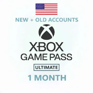 Xbox Game Pass Ultimate 1 Month Membership - US ONLY (NO STACKABLE)