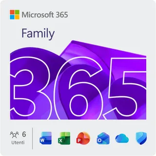 Microsoft 365 Family | 12-Month Subscription | Up to 6 People | 2TB Shared Cloud Storage