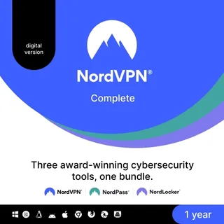 ACTIVATION KEY 1-Year, NordVPN Complete, 10 Devices, Premium VPN Software