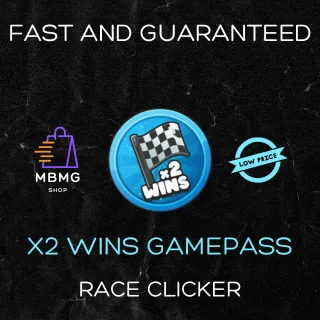 RACE CLICKER | X2 WINS GAMEPASS
