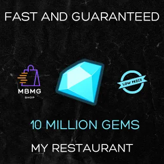 MY RESTAURANT | 10 MILLION GEMS