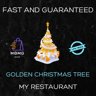 MY RESTAURANT | GOLDEN CHRISTMAS TREE