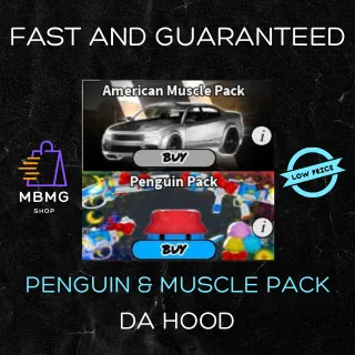 DA HOOD | PENGUIN & MUSCLE PACK