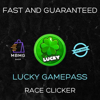 RACE CLICKER | LUCKY GAMEPASS