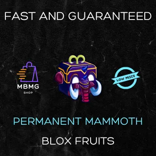 BLOX FRUITS | PERMANENT MAMMOTH