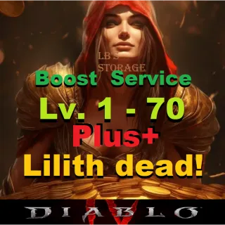 Boost Service 1 - 70 + Lilith kill 