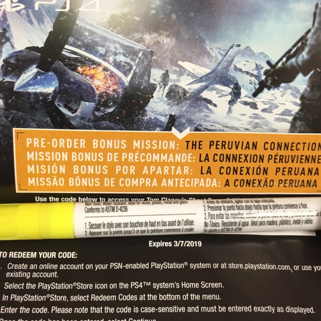 Ghost Recon Wildlands Redeem Codes