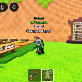 UNDEAD KETUPAT KEPAT 649.1T/s - Kick A Lucky Block