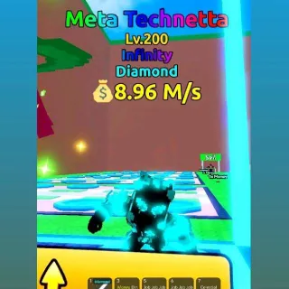 DIAMOND META TECHNETTA 8.86 M/S ( Lvl 200 )