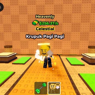 HEAVENLY Krupuk Pagi Pagi 256.3T/s (Max Lvl) - Kick A Lucky Block