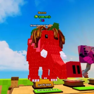 BACON Strawberry Elephant 186.9T/s - Kick A Lucky Block