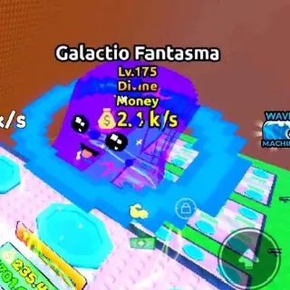 MONEY Galactio Fantasma  2.4 k/s ( Max Lvl 175 ) - Escape Tsunami For Brainrots