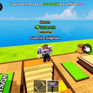 BACON Guerriro Digitale 218.1T/s - Kick A Lucky Block