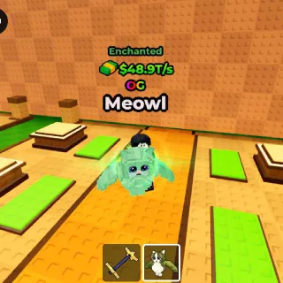ENCHANTED Meowl 48.9T/s - Kick A Lucky Block