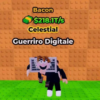 BACON Guerriro Digitale 218.1T/s (Max Lvl) - Kick A Lucky Block