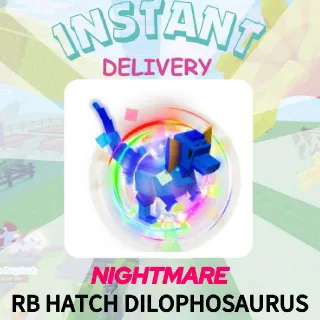 NIGHTMARE RAINBOW HATCH DILOPHOSAURUS 20KG+