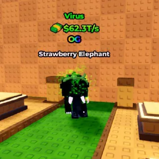 VIRUS Strawberry Elephant 62.3T/s - Kick A Lucky Block