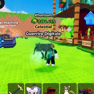 PHANTOM Guerriro Digitale 254.4T/s (Max Lvl) - Kick A Lucky Block