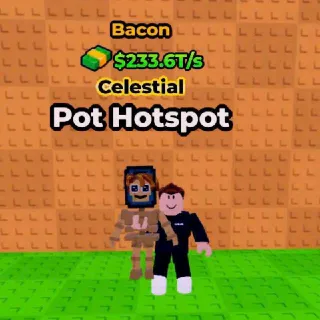 BACON Pot Hotspot 233.6T/s (Max Lvl) - Kick A Lucky Block