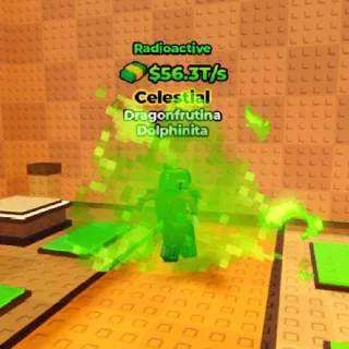 RADIOACTIVE Dragonfrutina Dolphinita 56.3T/s - Kick A Lucky Block