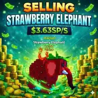 HACKER Strawberry Elephant 3.63 Sp/s - Escape Tsunami For Brainrots