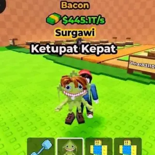 BACON Ketupat Kepat 445.1T/s (Max Lvl) - Kick A Lucky Block