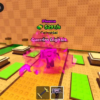 30x PLASMA Guerriro Digitale 29T/s (Max Lvl) - Kick A Lucky Block