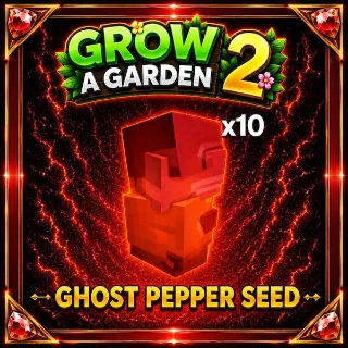 10x GHOST PEPPER - GROW A GARDEN 2