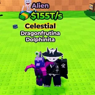 ALIEN Dragonfrutina Dolphinita 155T/s (Max Lvl) - Kick A Lucky Block