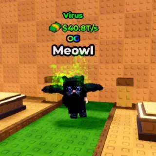 VIRUS Meowl 40.8T/s (Max Lvl) - Kick A Lucky Block