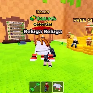 BACON Beluga Beluga 255.9T/s (Max Lvl) - Kick A Lucky Block