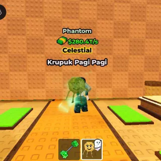PHANTON Krupuk Pagi Pagi 280.4T/s (Max Lvl) - Kick A Lucky Block