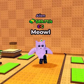ALIEN Meowl 80.7T/s - Kick A Lucky Block