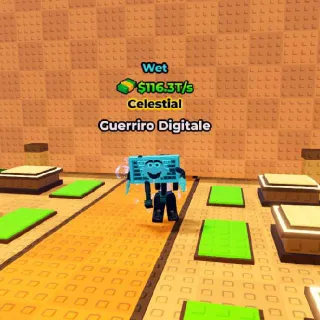 WET Guerriro Digitale 116.3T/s (Max Lvl) - Kick A Lucky Block
