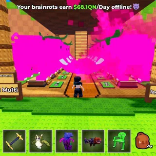 10x PLASMA Strawberry Elephant 24.9T/s (Max Lvl) - Kick A Lucky Block