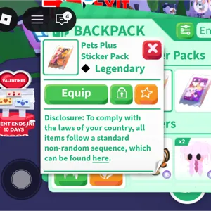 Pets Plus Sticker Pack