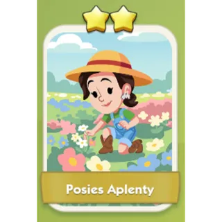 Posies Aplenty 2⭐ Monopoly Go Sticker Set 7