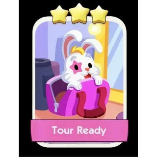 Tour Ready 3⭐ Monopoly Go Sticker