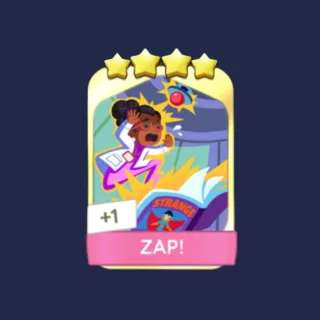 Zap! 4⭐ Gold Sticker - Monopoly Go Golden Blitz