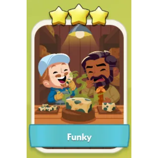 Funky 3⭐ Monopoly Go Sticker Set 10