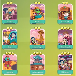 Farmside Finds Monopoly Go Stickers Set 8 (Read Important Note and Rules)