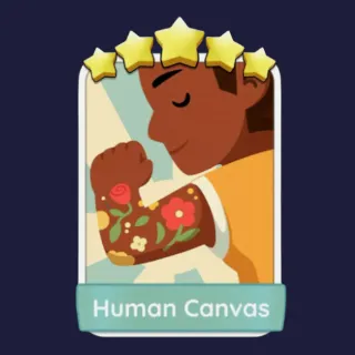 Human Canvas 5⭐ Monopoly Go Sticker