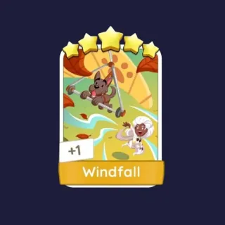 Windfall 5⭐ Monopoly Go Sticker