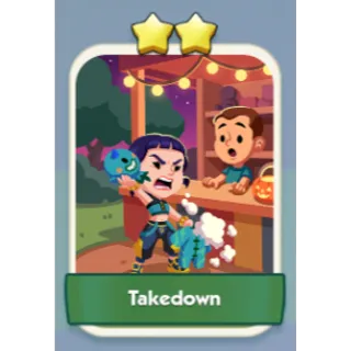 Takedown 2⭐ Monopoly Go Sticker Set 9