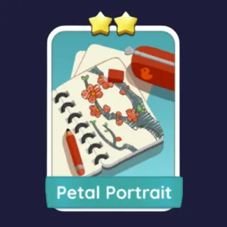 Petal Portrait 2⭐ Monopoly Go Sticker