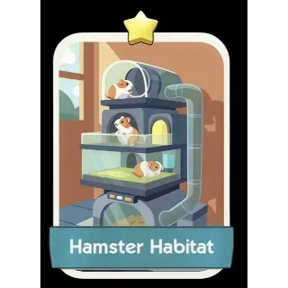 Hamster Habitat 1⭐ Monopoly Go Sticker