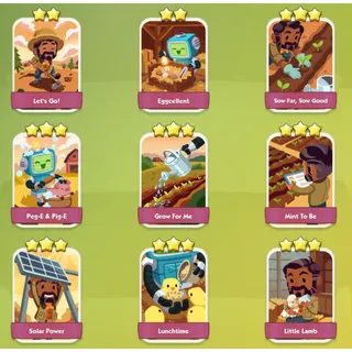 Growing Care Monopoly Go Stickers Set 9 (Read Important Note and Rules)