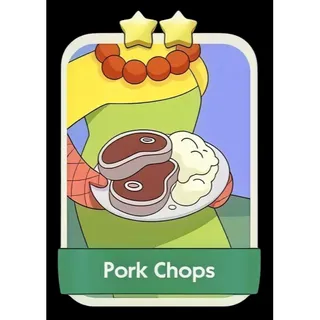 Pork Chops 2⭐ Monopoly Go Sticker