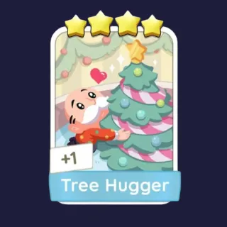 Tree Hugger 4⭐ Monopoly Go Sticker