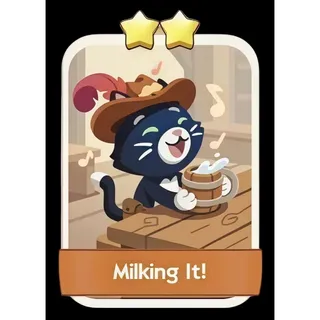Milking it 2⭐ Monopoly Go Sticker